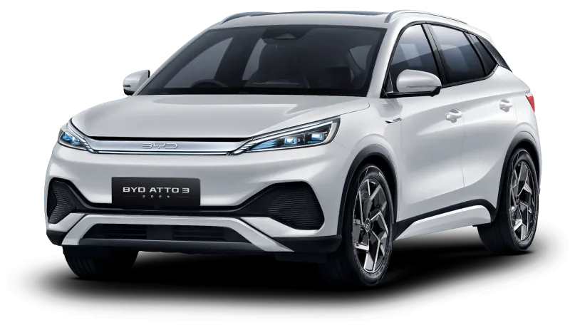 BYD Atto 3 tampak depan di BYD Bekasi Timur