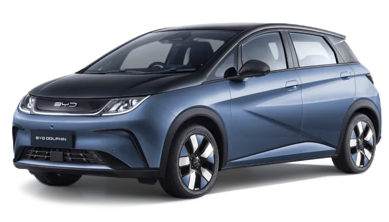 BYD Dolphin tampak depan di BYD Bekasi Timur
