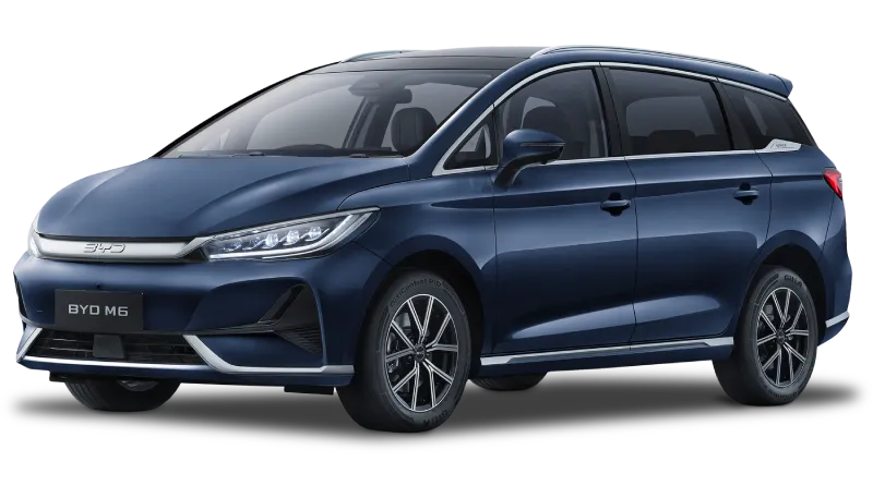 BYD M6 EV tampak depan di BYD Bekasi Timur